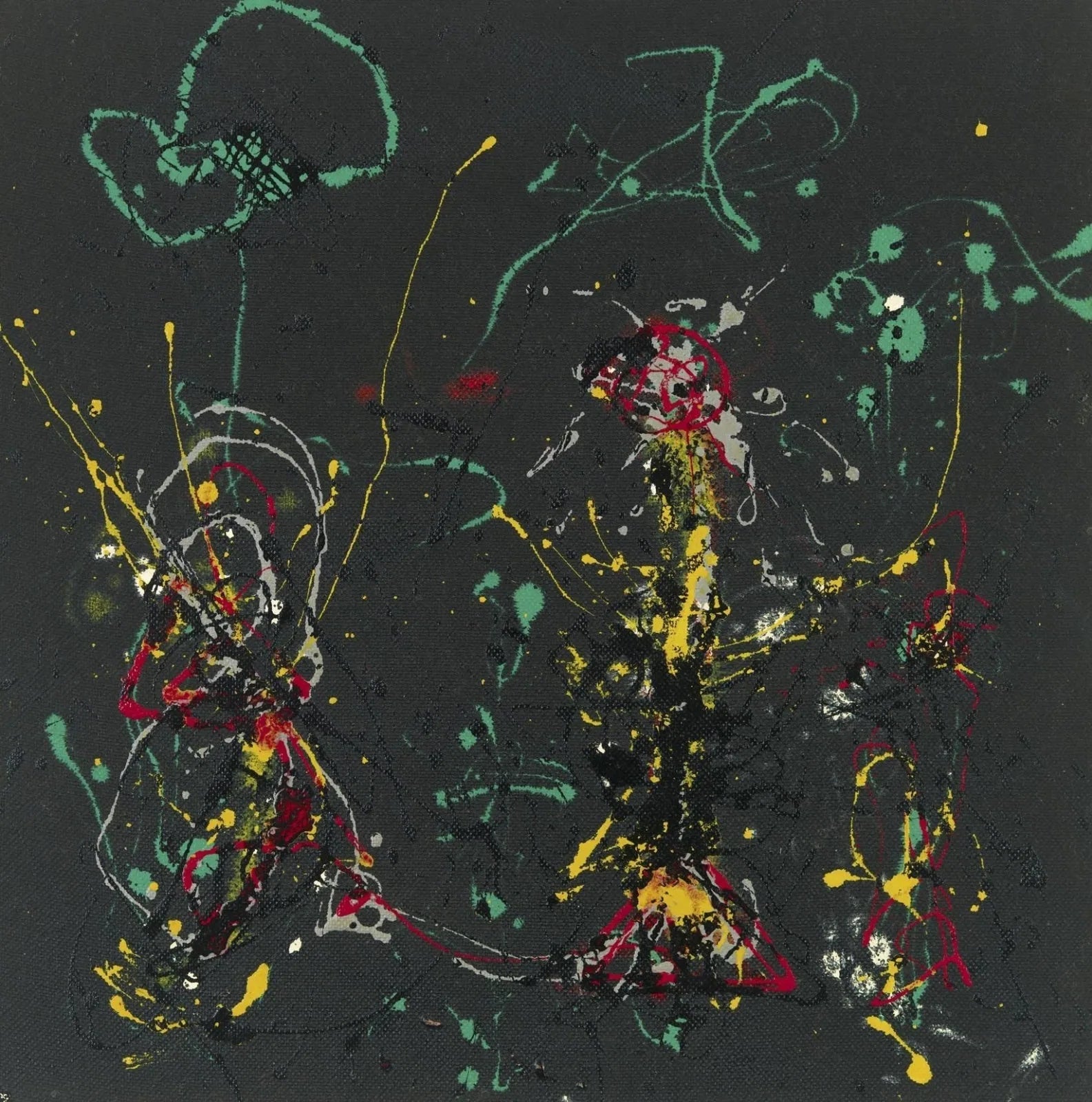 Numéro 17, 1950 / "Feux d'artifice" - Jackson Pollock image 1 copie de tableau peinte à la main