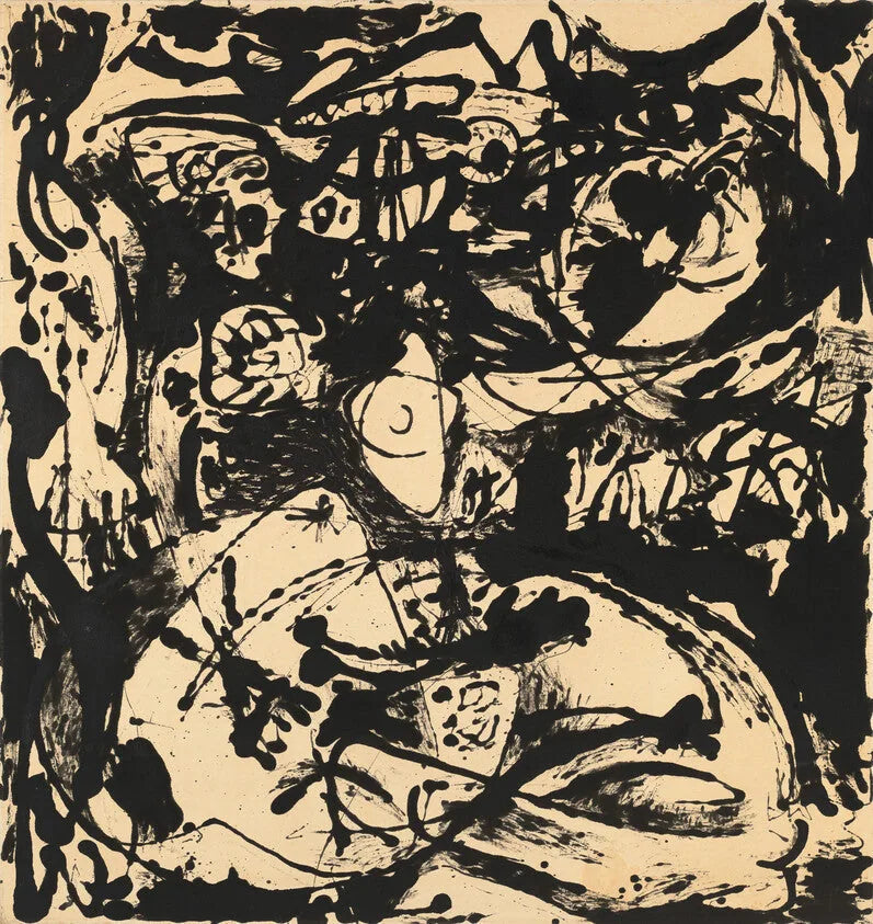 Numéro 18, 1951 - Jackson Pollock image 1 reproduction de peinture à l’huile
