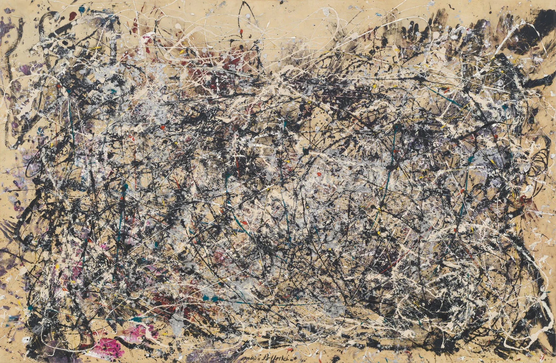 Numéro 1A 1948 - Jackson Pollock image 1 reproduction de peinture à l’huile
