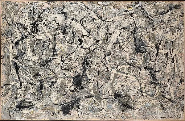 Numéro 28, 1950 - Jackson Pollock image 1 copie peinte à la main à l’huile