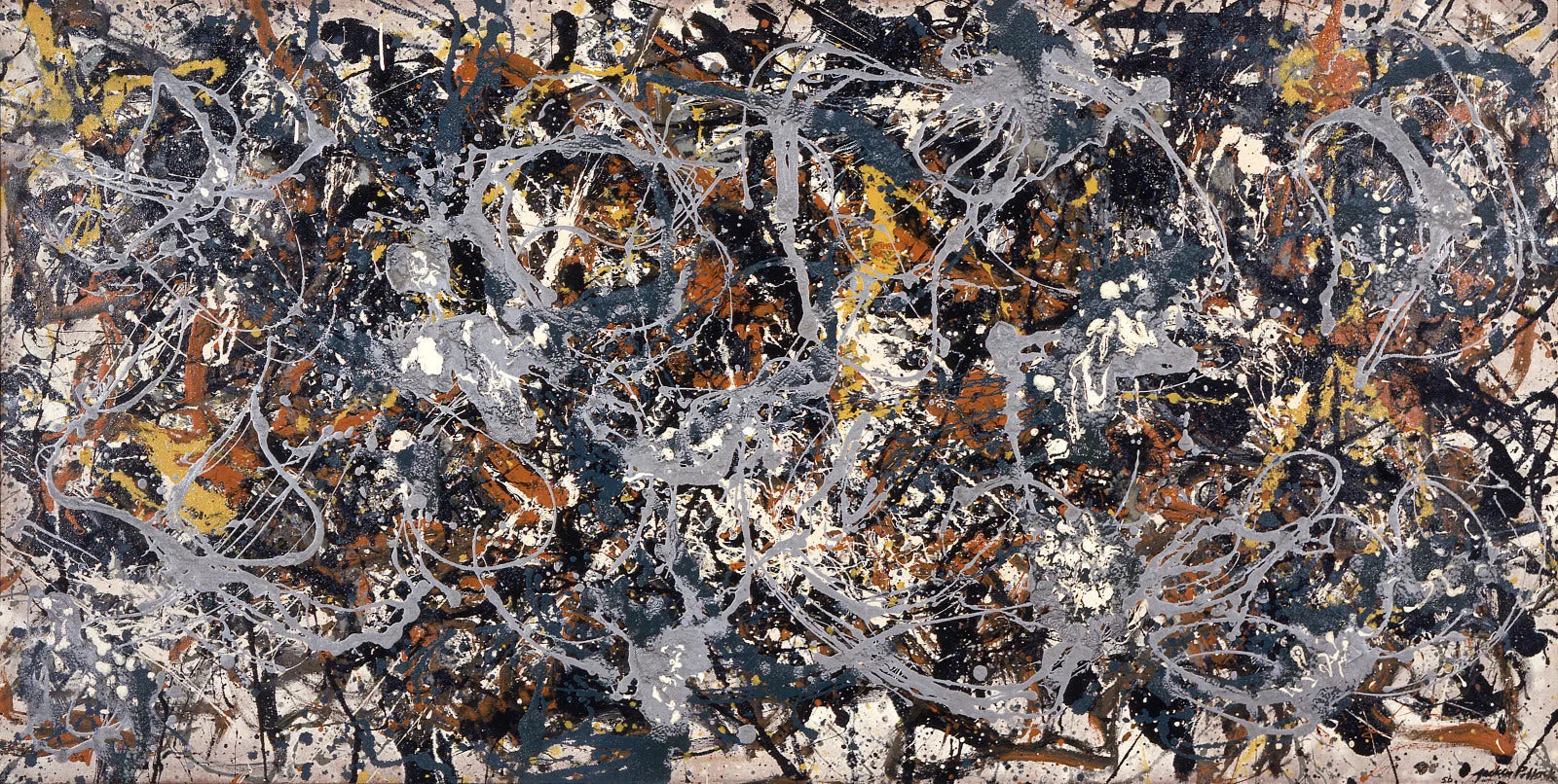 Numéro 3, 1950 - Jackson Pollock image 1 reproduction réalisée par Alpha Reproduction