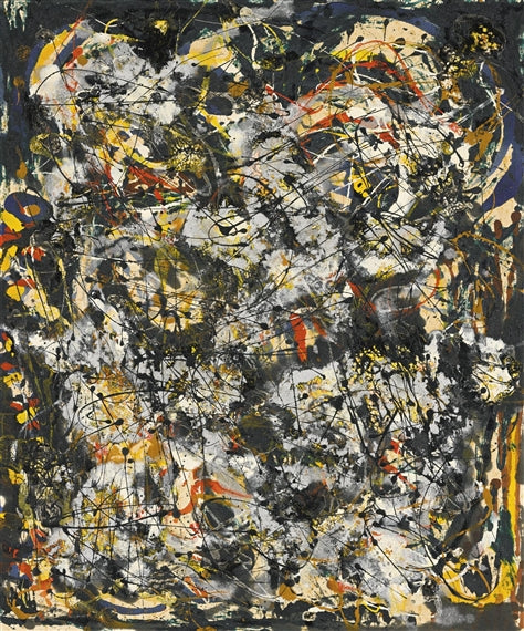 Numéro 4 - Jackson Pollock image 1 copie peinte à la main à l’huile