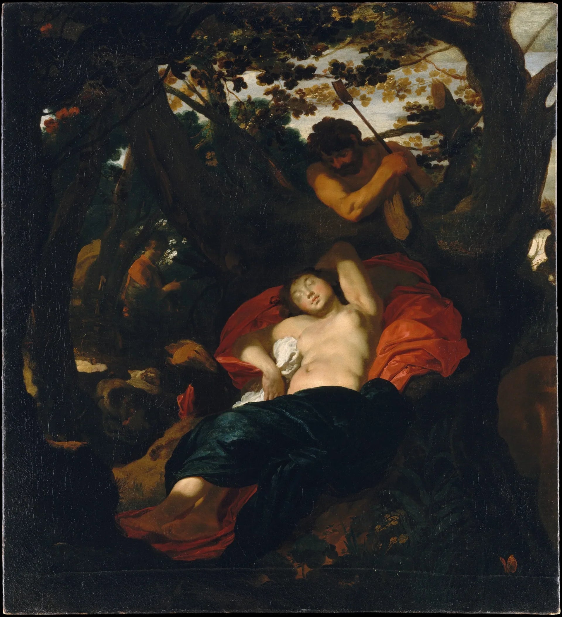Nymphe et Berger - Johann Liss image 1 reproduction réalisée par Alpha Reproduction