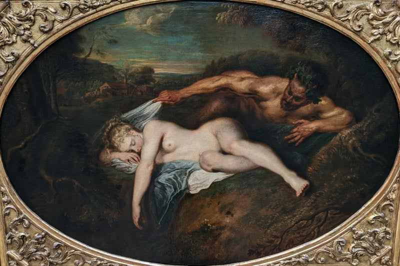 Nymphe et Satyre - Antoine Watteau