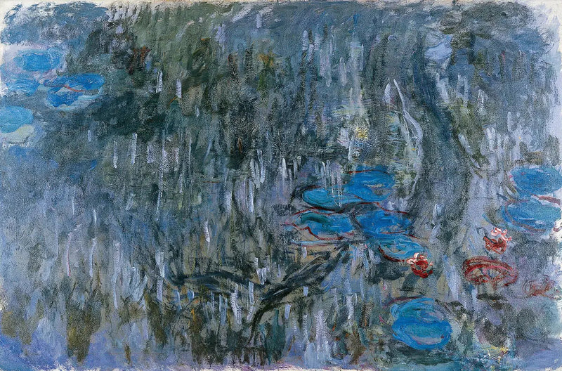 Nymphéas, reflets de saule - Claude Monet