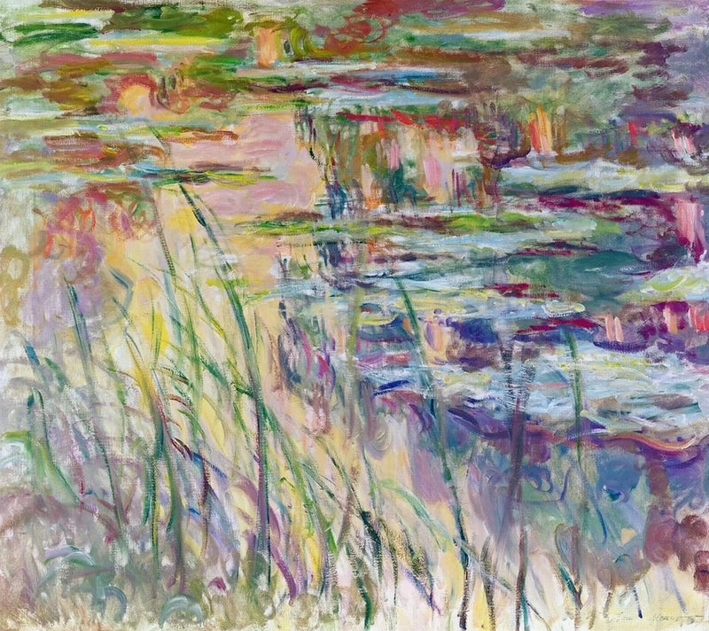 Nymphéas, reflets sur l'eau - Claude Monet