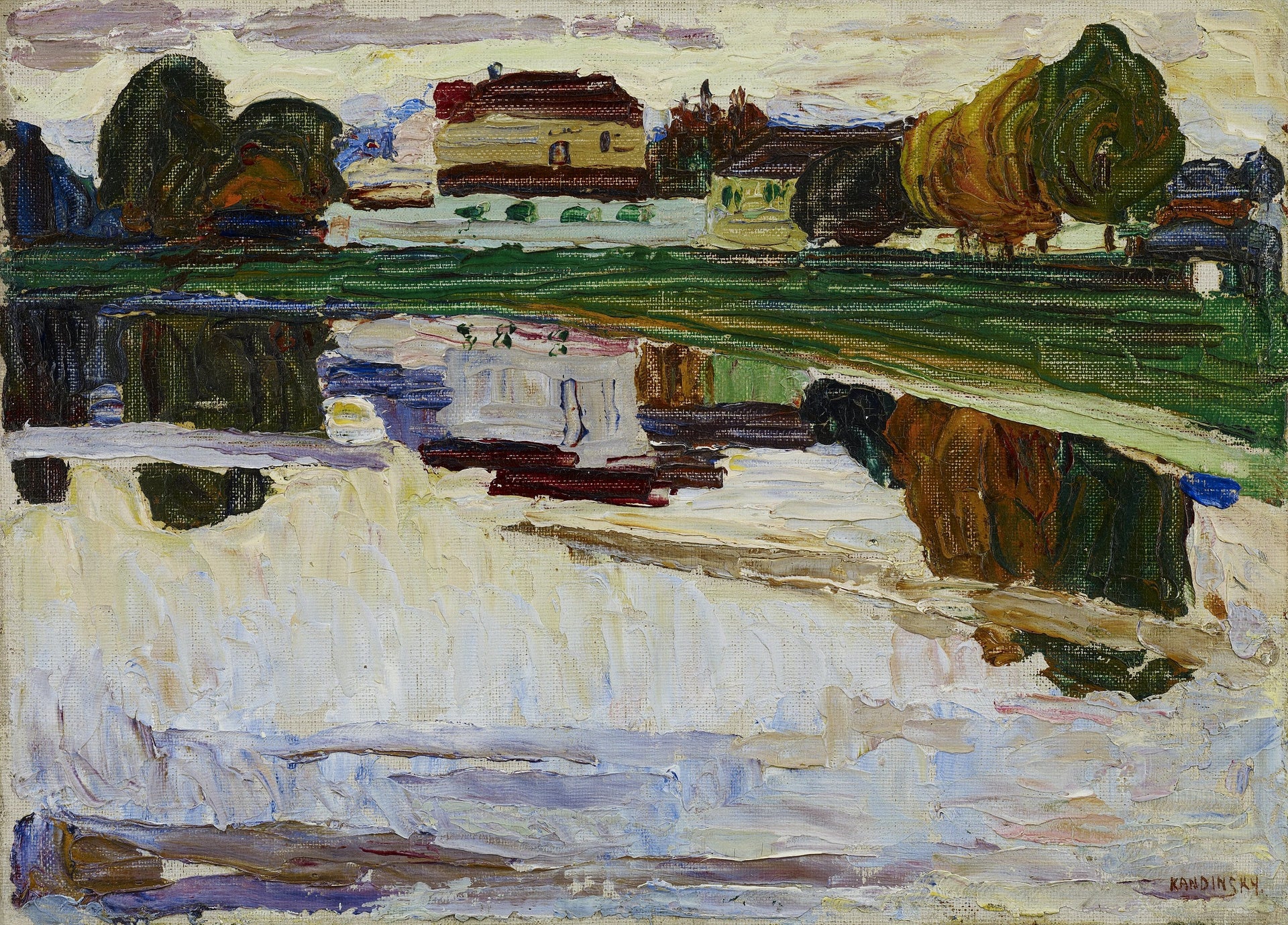 Nymphenburg - Vassily Kandinsky image 1 reproduction de peinture à l’huile
