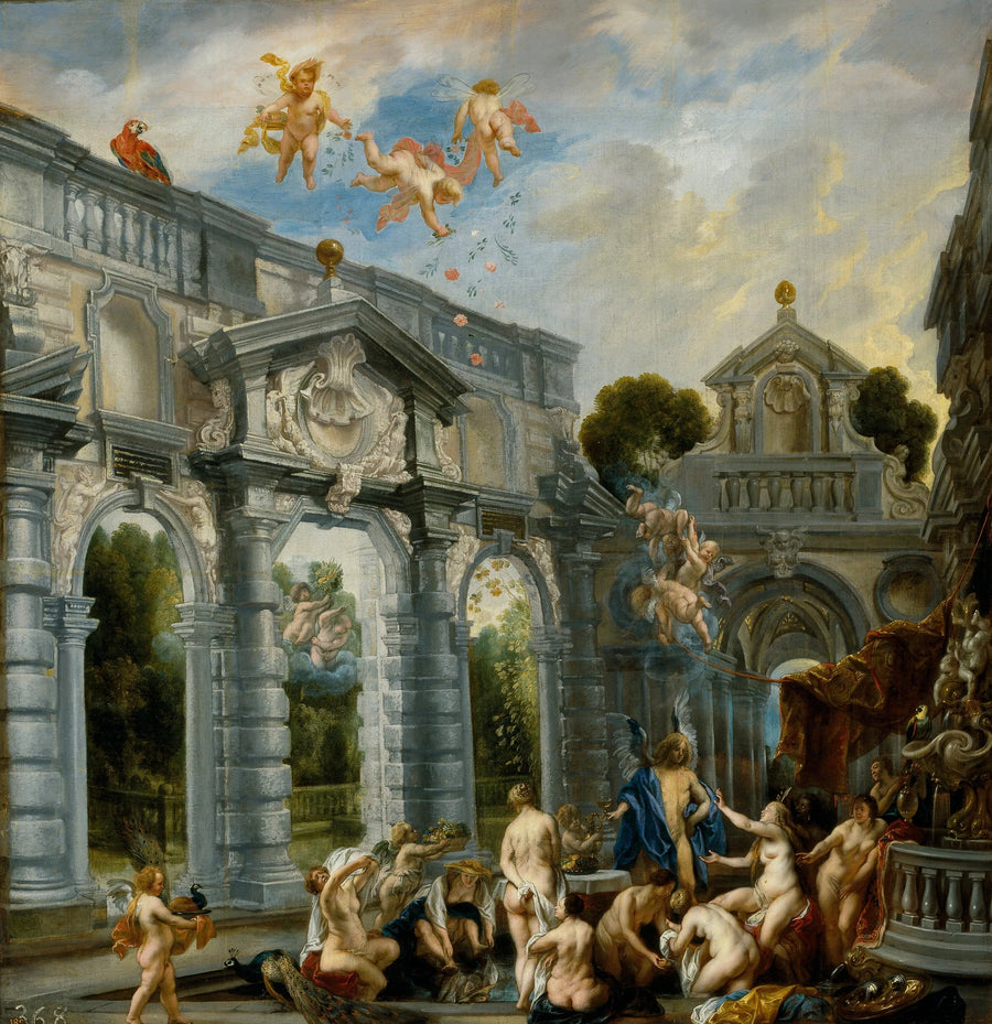 Nymphes à la fontaine de l'amour - Jacob Jordaens