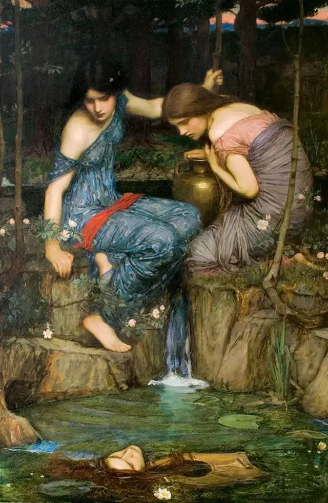 Nymphes trouvant la tête d'Orphée - John William Waterhouse