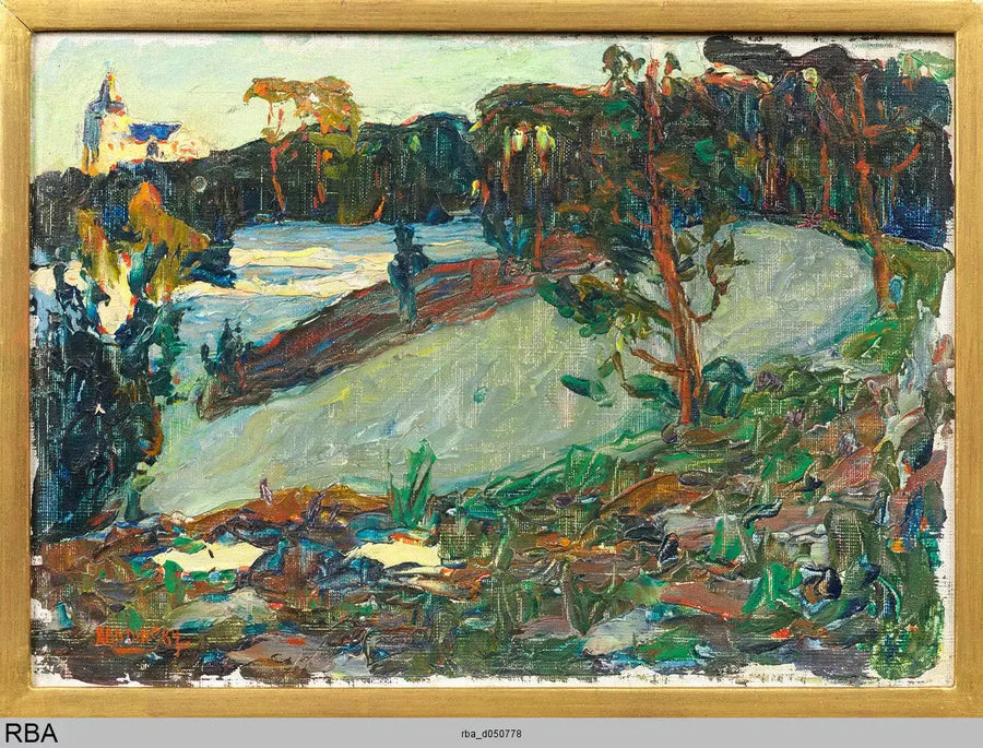 Oberpfalz – Waldlichtung mit Kirche - Vassily Kandinsky