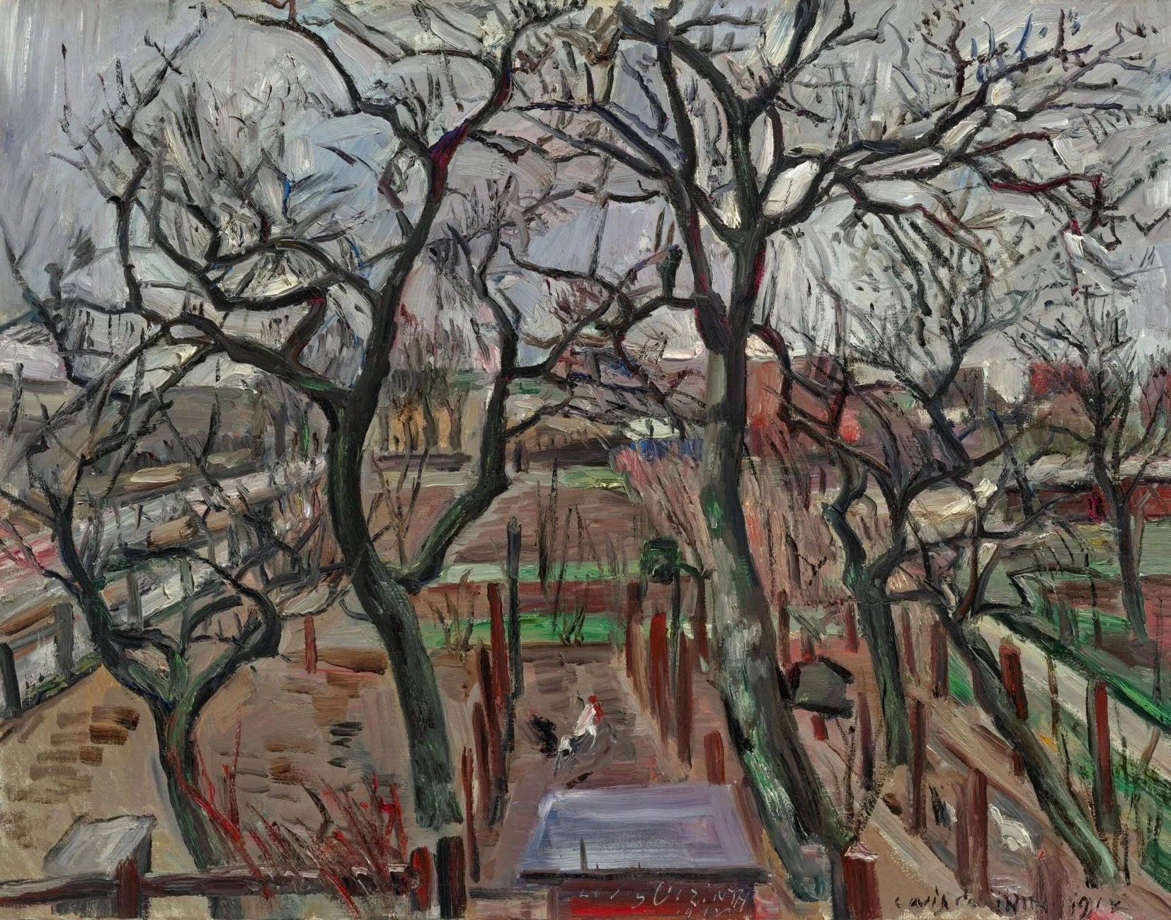 Obstgarten im Winter - Lovis Corinth image 1 reproduction d’œuvre d’art à l’huile