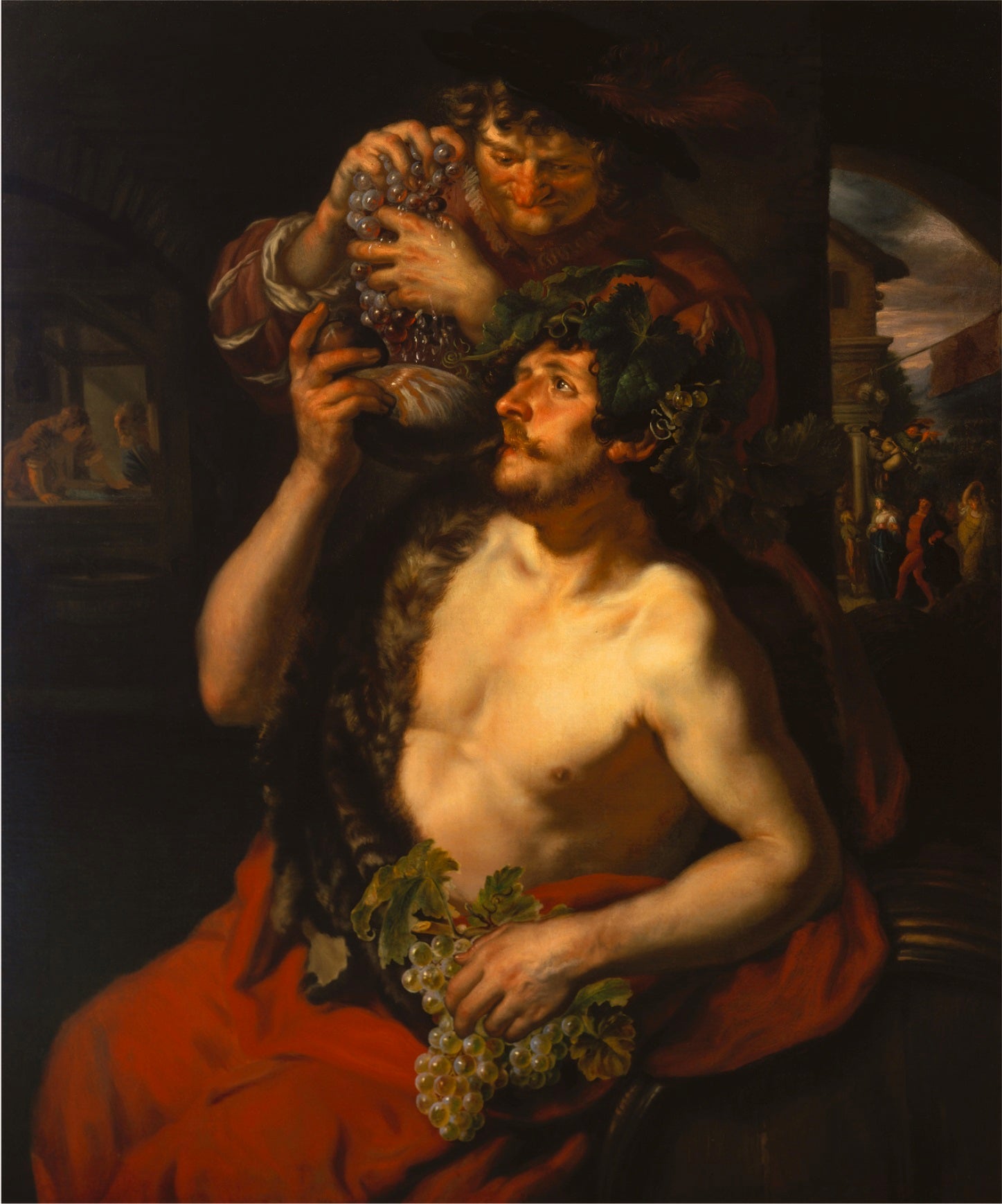 Octobre - Joachim von Sandrart image 1 copie peinte à la main à l’huile