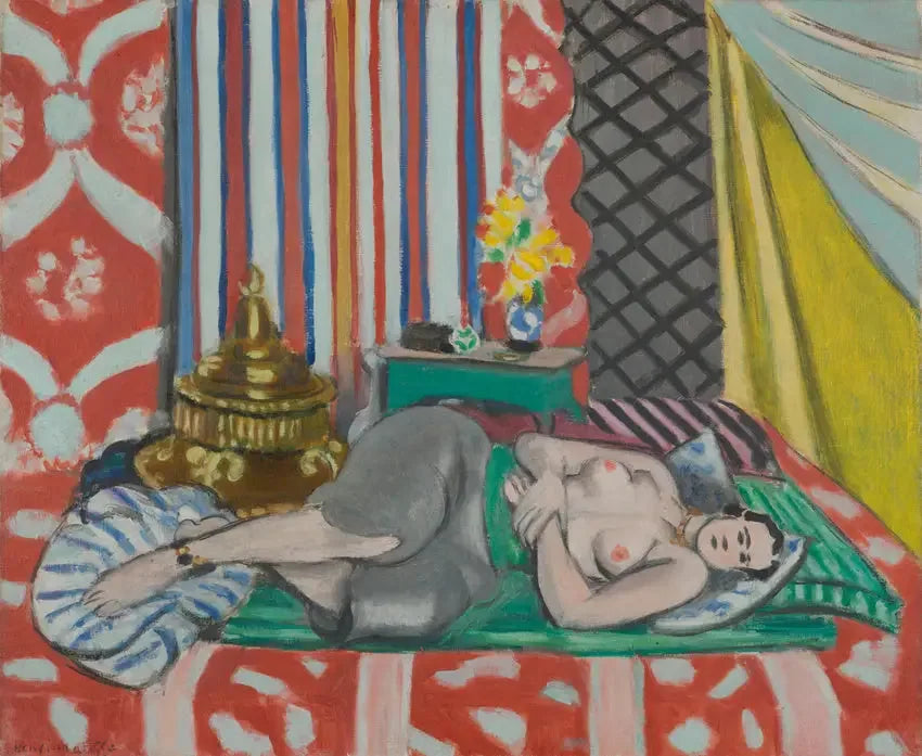 Odalisque à la culotte grise - Henri Matisse image 1 reproduction réalisée par Alpha Reproduction