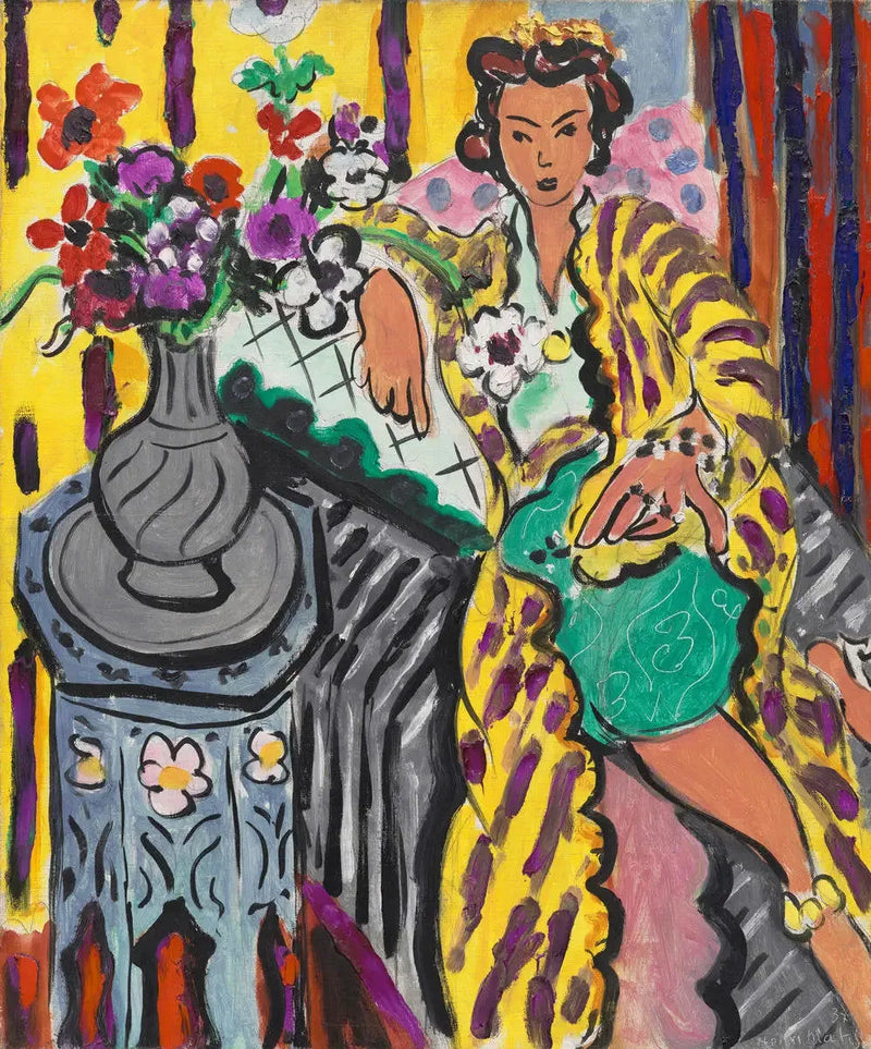 Odalisque à la robe persane jaune - Henri Matisse