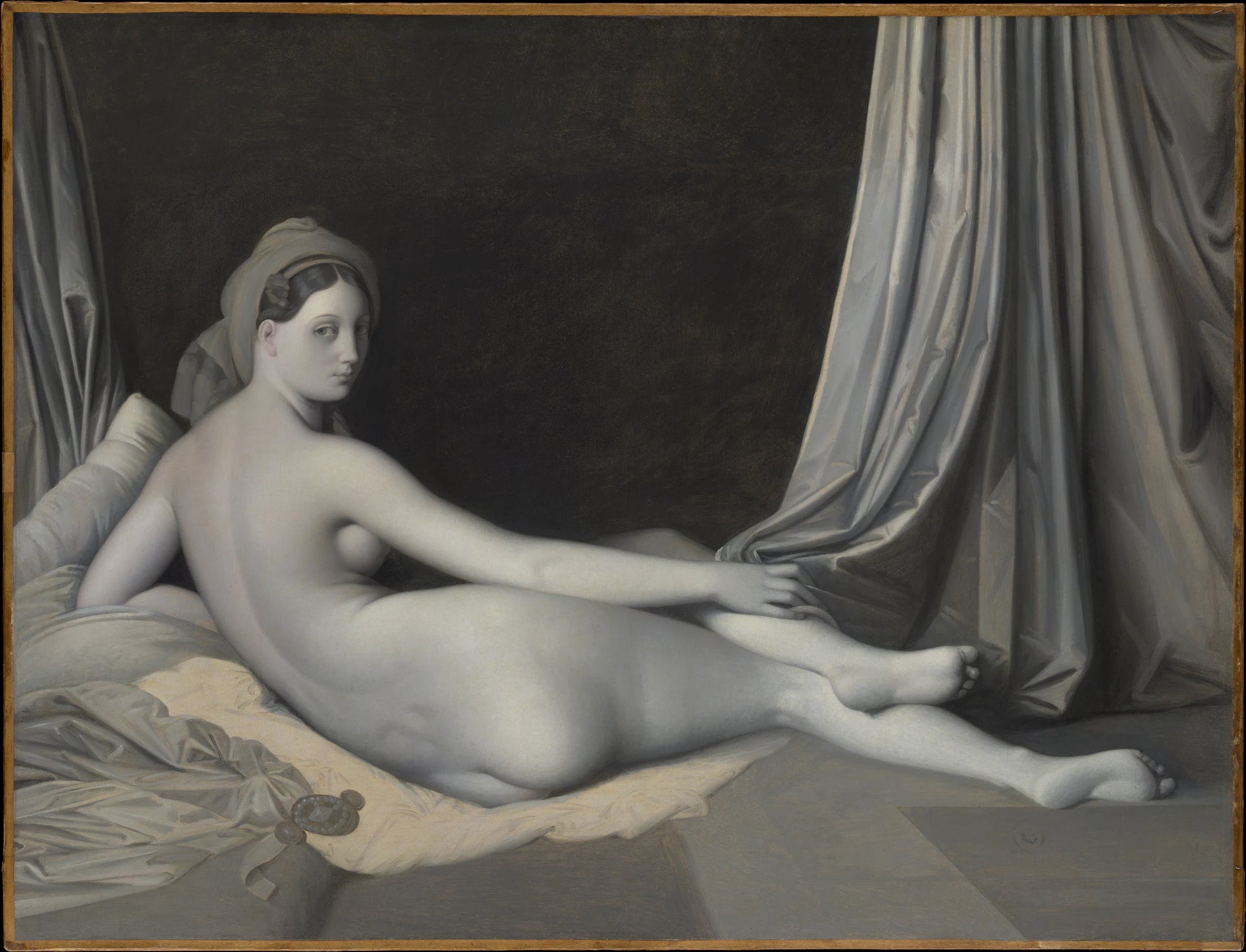 Odalisque en grisaille - Jean Auguste Dominique Ingres