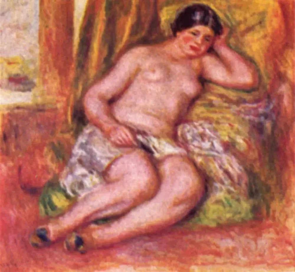 Odalisque endormie - Pierre-Auguste Renoir image 1 copie peinte à la main à l’huile