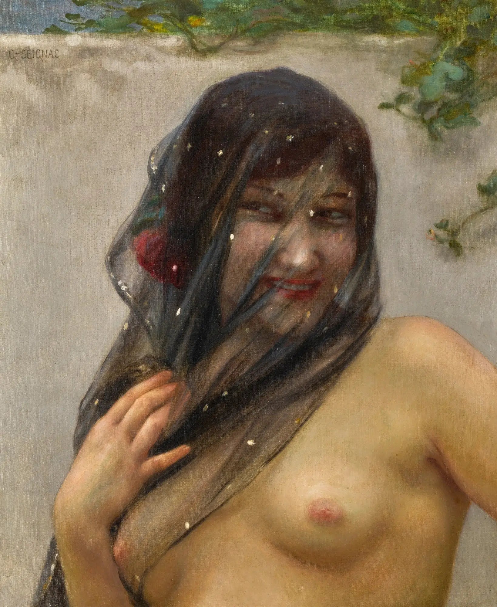 Odalisque - Guillaume Seignac image 1 tableau peint à l’huile sur toile