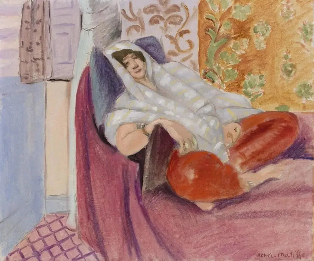 Odalisque - Henri Matisse image 1 reproduction de peinture à l’huile