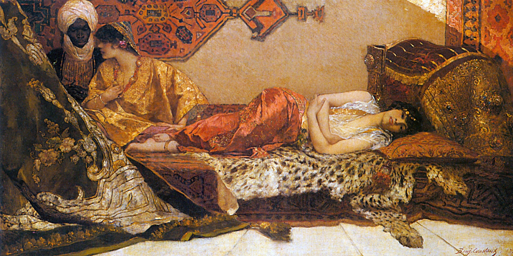 Odalisque - Jean-Joseph Benjamin-Constant image 1 reproduction réalisée par Alpha Reproduction
