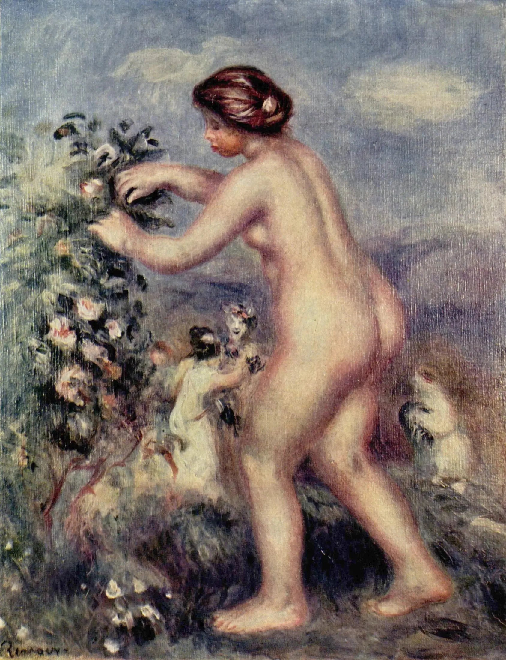 Ode aux fleurs - Pierre-Auguste Renoir image 1 reproduction d’œuvre d’art à l’huile