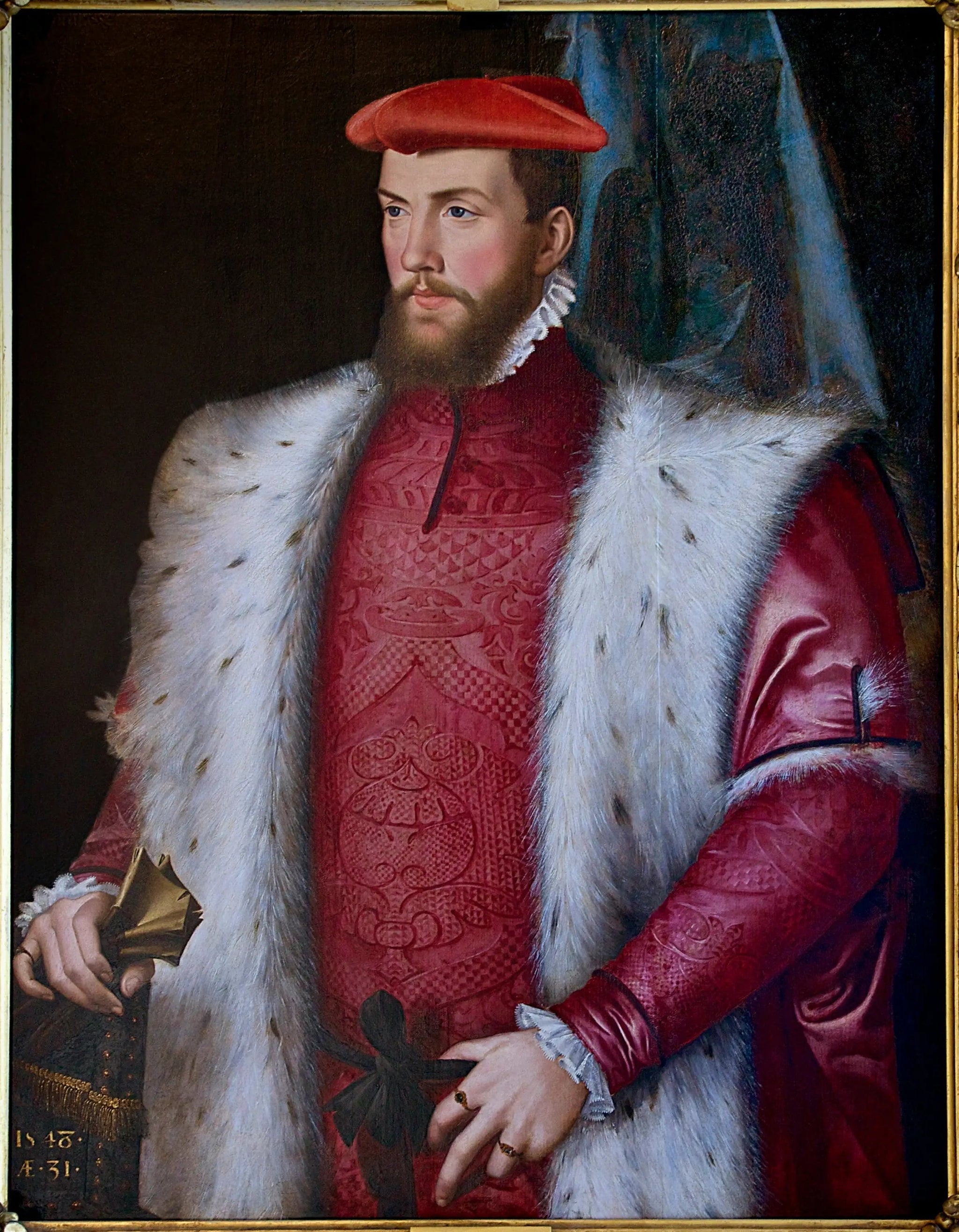 Odet de Coligny, cardinal de Châtillon - François Clouet image 1 tableau peint à l’huile sur toile