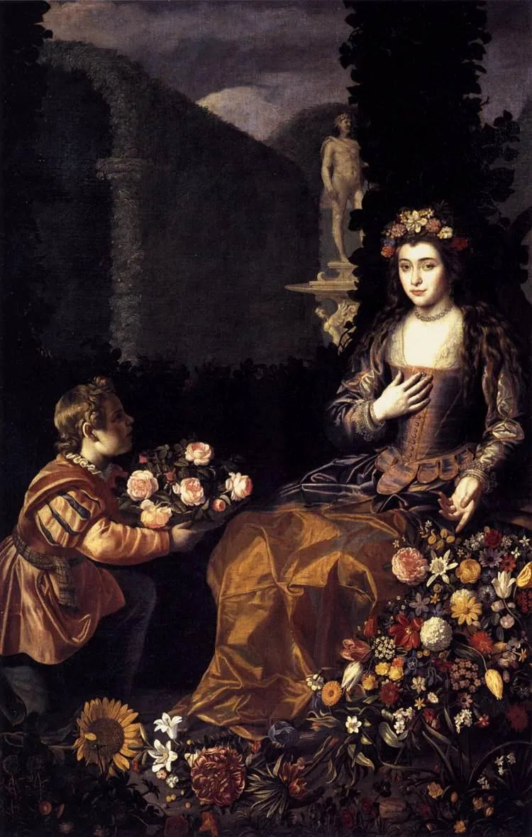 Offrande à Flore - Juan van der Hamen image 1 tableau peint à l’huile sur toile