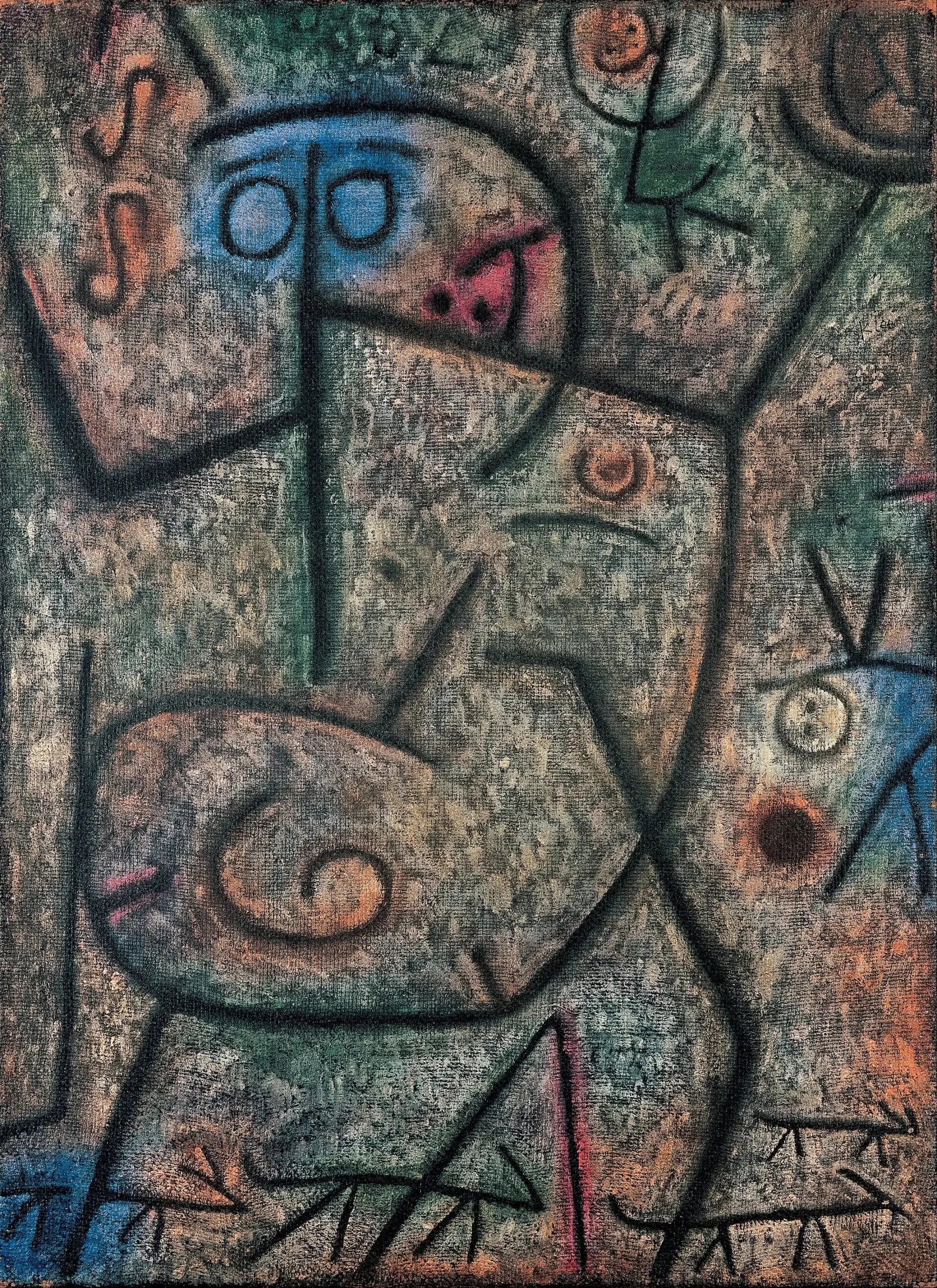 Oh ! les livres ! - Paul Klee image 1 reproduction d’œuvre d’art à l’huile