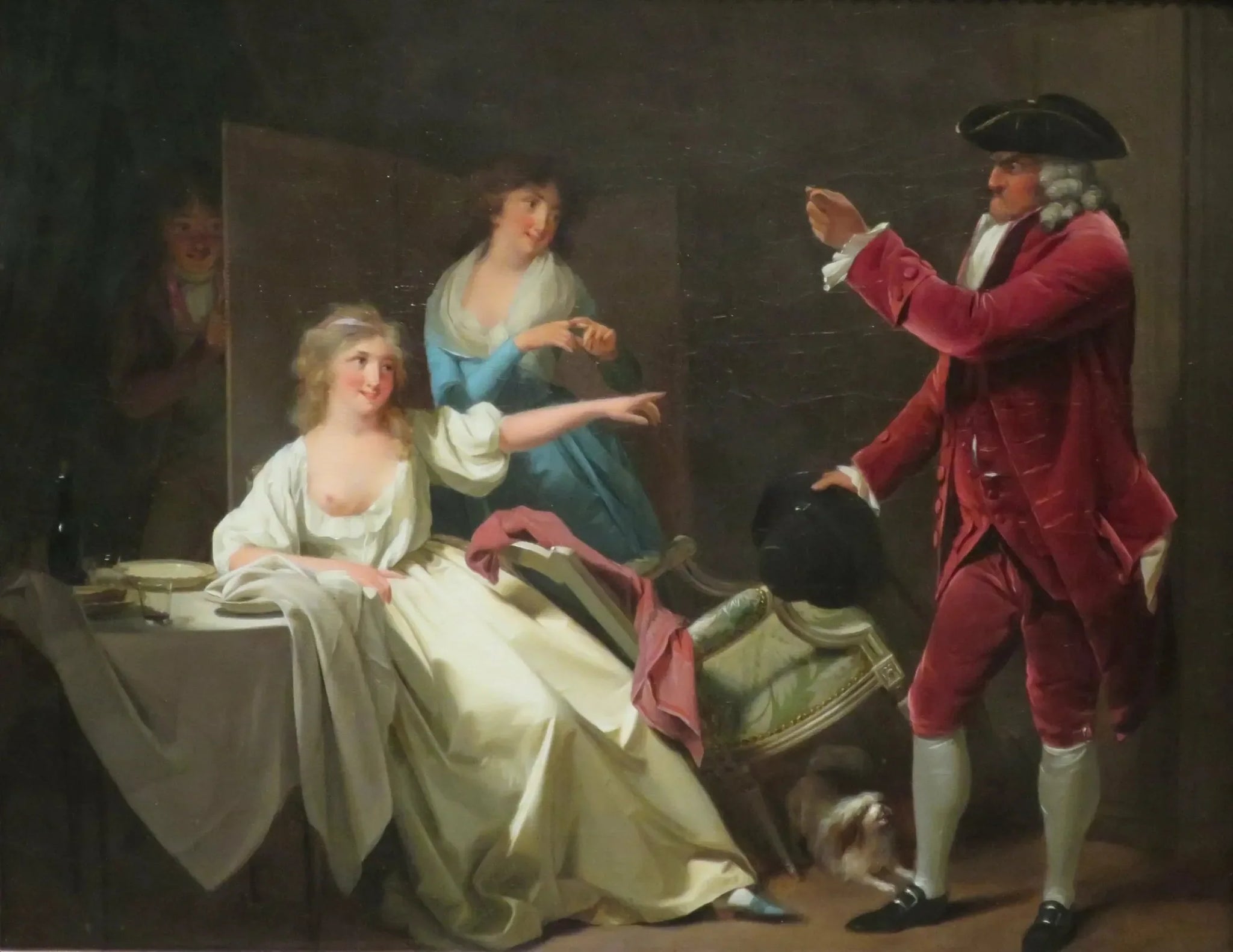 "Oh, quel fou !" - Louis-Léopold Boilly image 1 tableau peint à l’huile sur toile