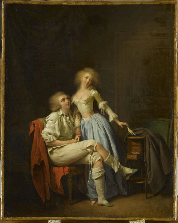 L'oiseau privé - Louis Léopold Boilly