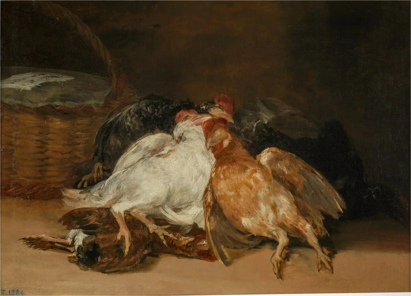 Oiseaux morts - Francisco de Goya