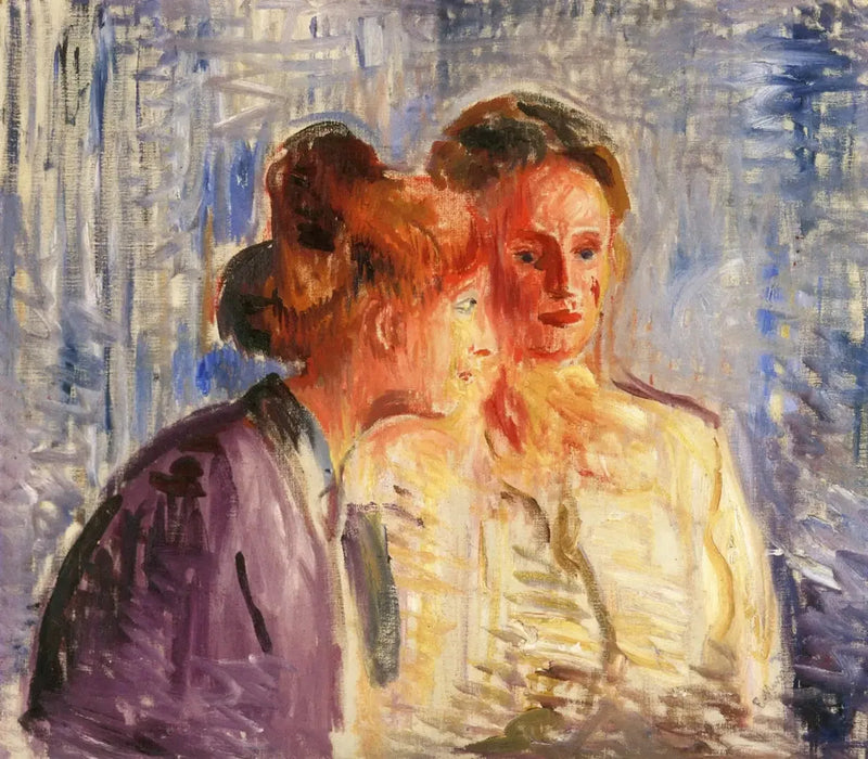 Olga et Rosa Meissner - Edvard Munch