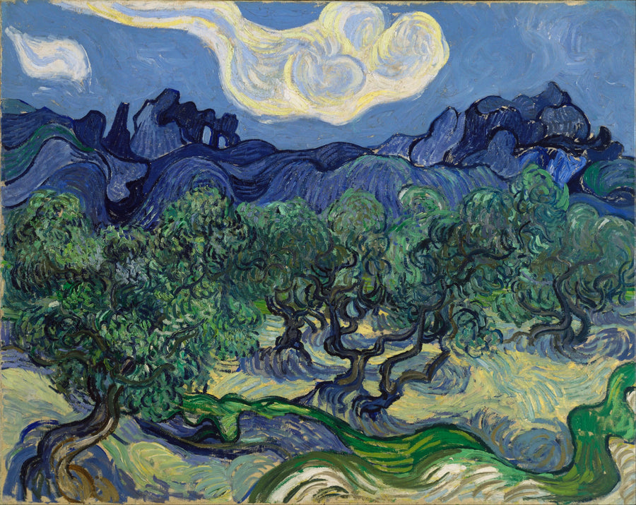 Les Oliviers avec les Alpilles, F712 – Van Gogh
