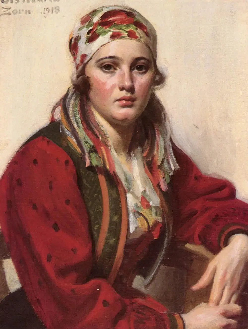 Ols Maria - Anders Zorn image 1 tableau peint à l’huile sur toile
