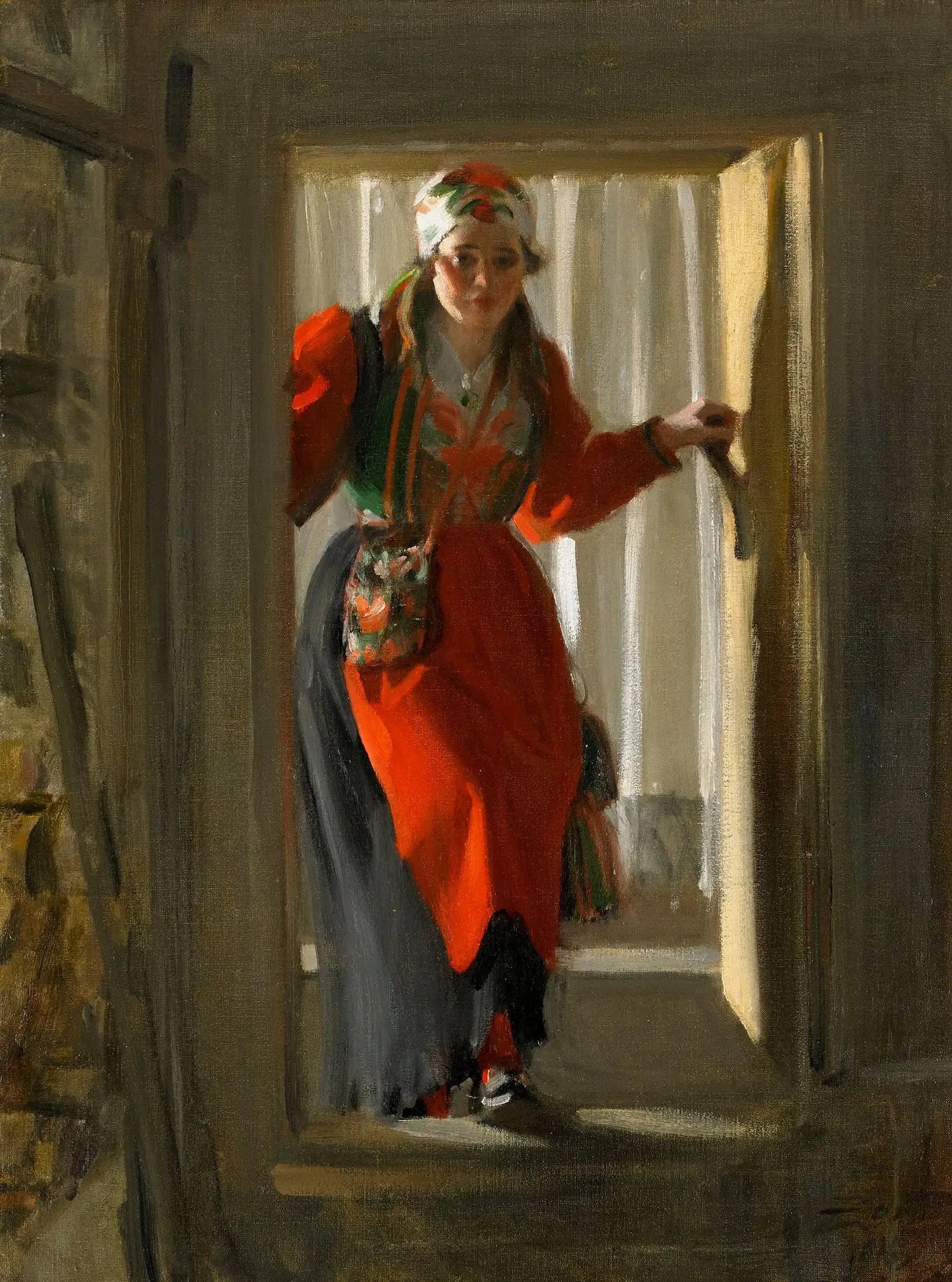 Ols-Maria i Kuvådörren - Anders Zorn image 1 reproduction réalisée par Alpha Reproduction