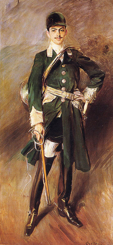 Olympe Hériot en maître d'équipage - Giovanni Boldini image 1 reproduction artisanale de tableau