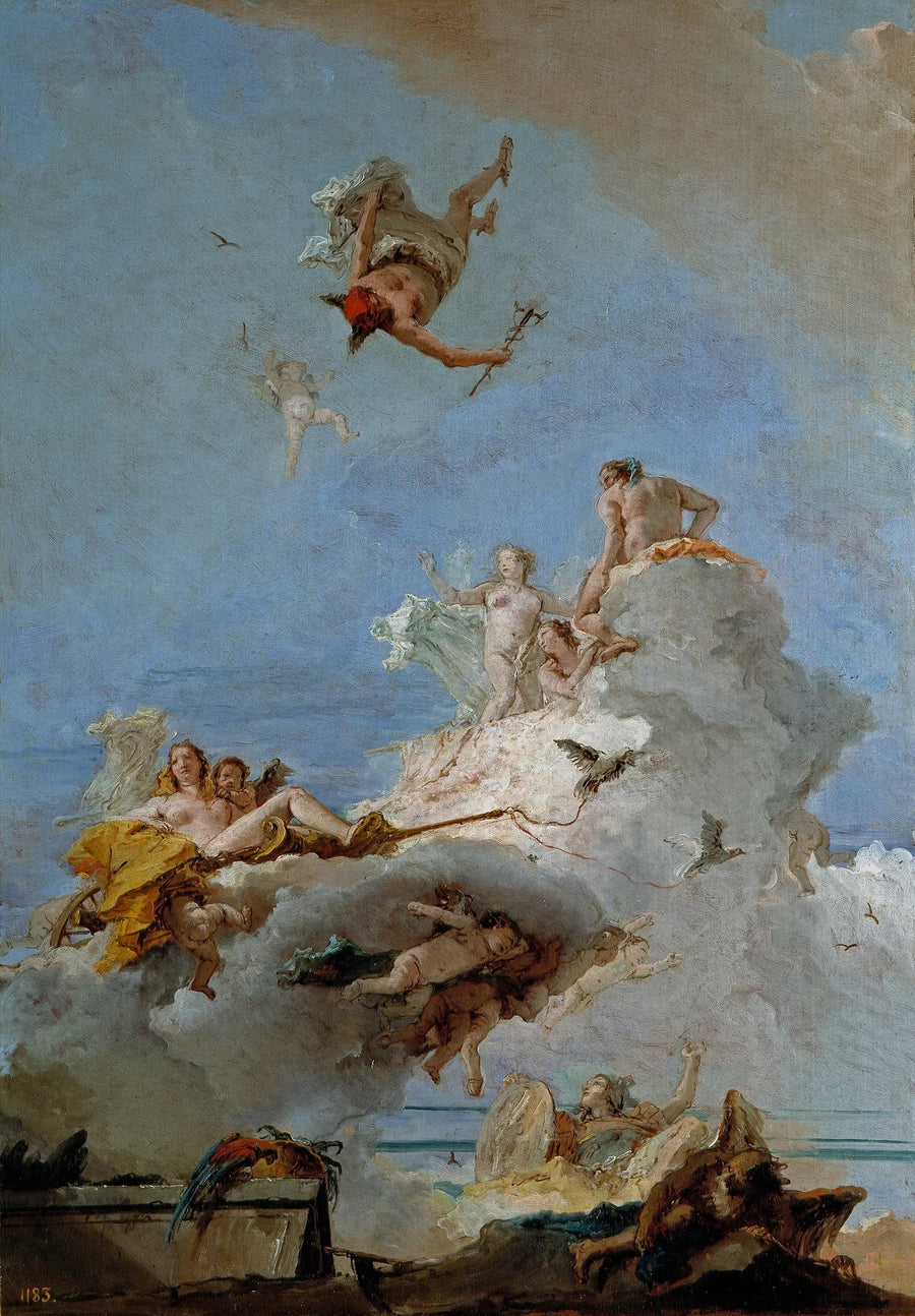 Olympe ou le Triomphe de Vénus - Giovanni Battista Tiepolo