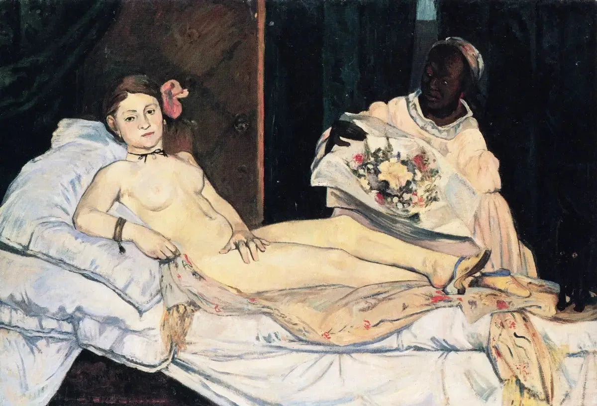 Olympia, copie d'après Manet - Paul Gauguin image 1 tableau peint à l’huile sur toile