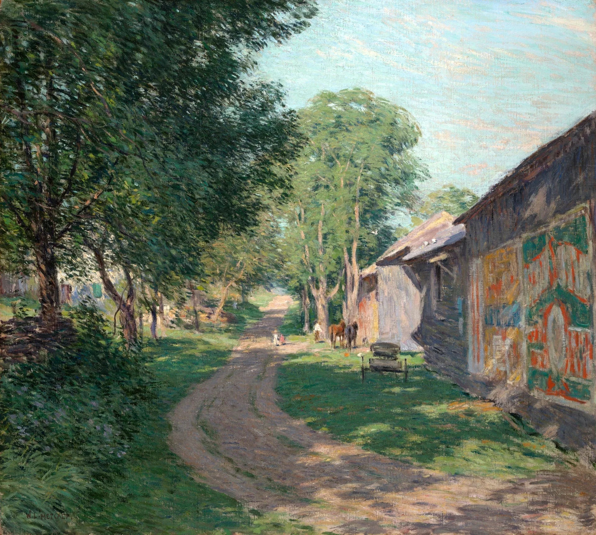 Ombre de la Saint-Jean - Willard Metcalf image 1 reproduction de peinture à l’huile