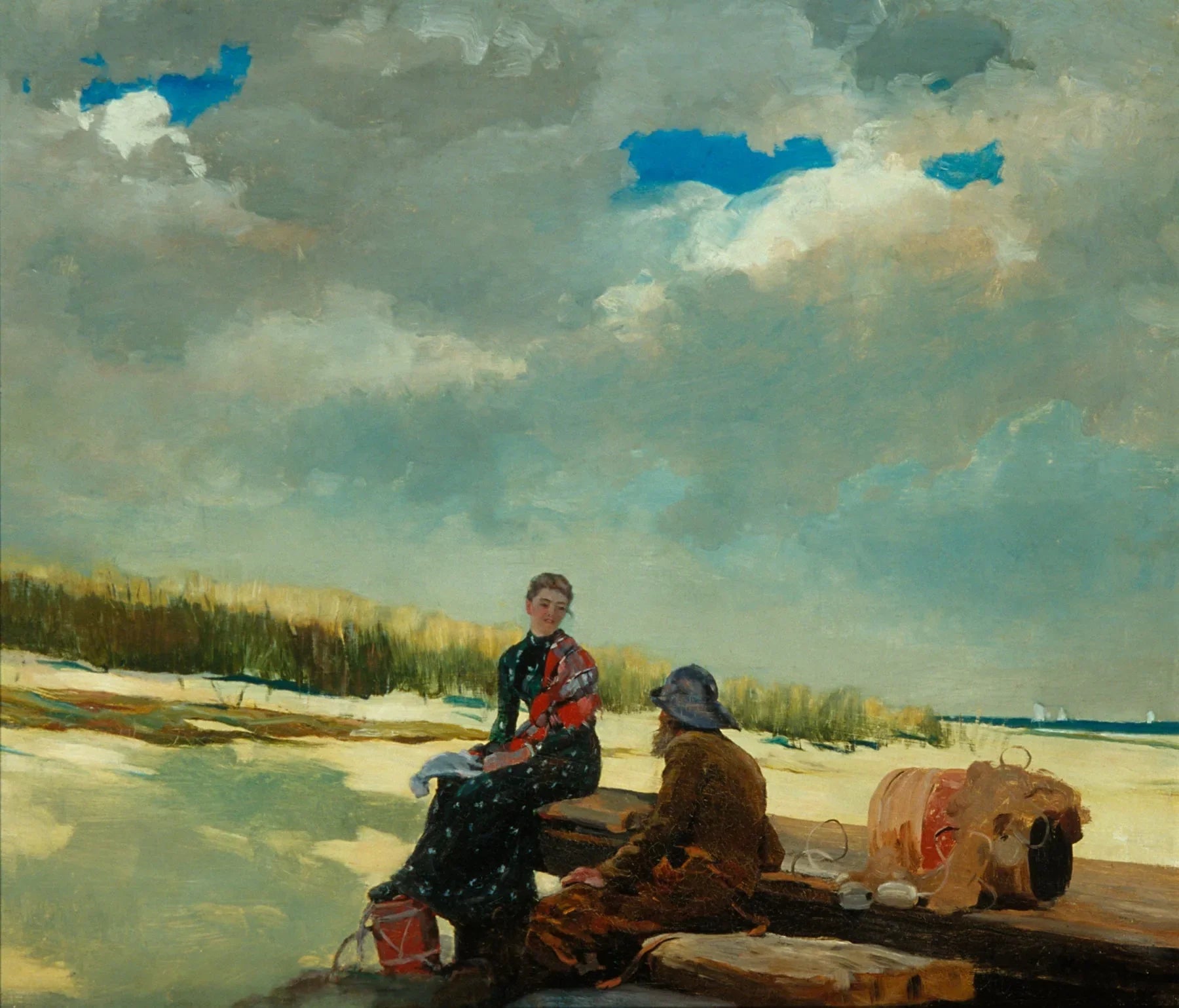 Ombres des nuages - Winslow Homer image 1 reproduction d’œuvre d’art à l’huile