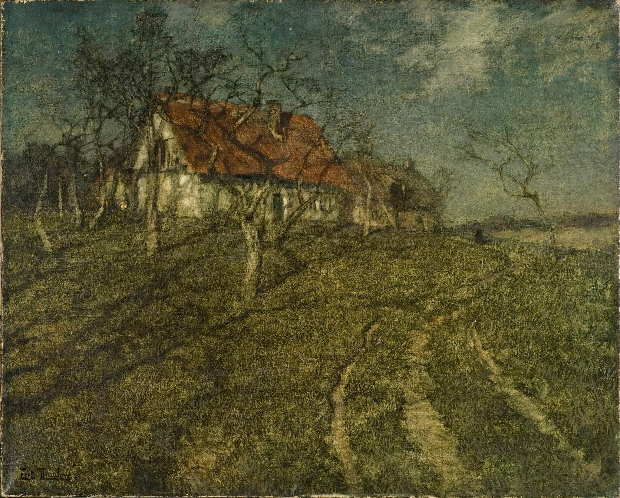 Ombres - Frits Thaulow image 1 reproduction artisanale de tableau