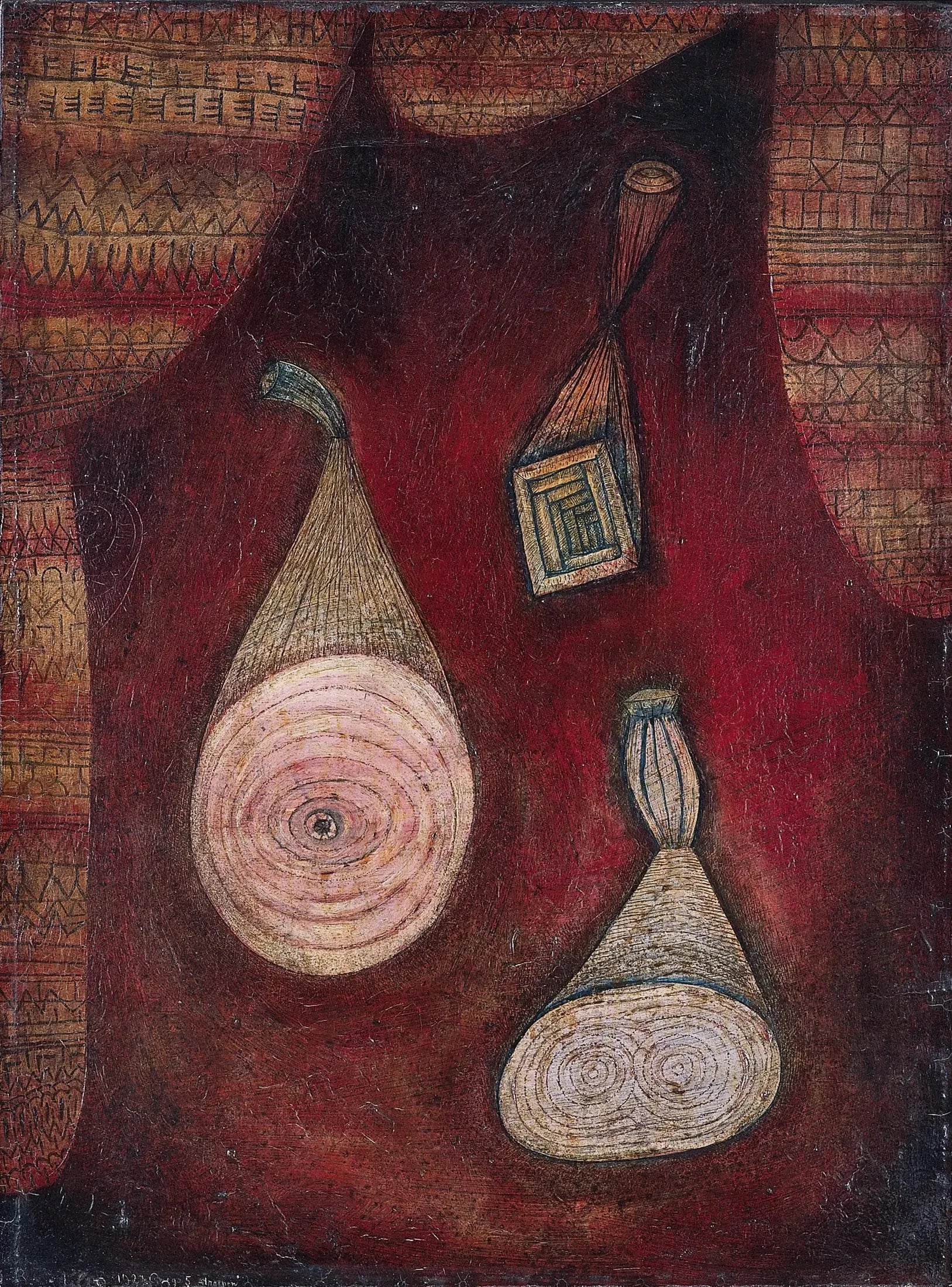 Oméga 5 (Pièges) - Paul Klee image 1 copie peinte à la main à l’huile