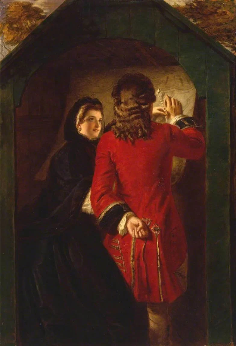 Oncle Toby et la veuve Wadman - William Powell Frith image 1 tableau peint à l’huile sur toile
