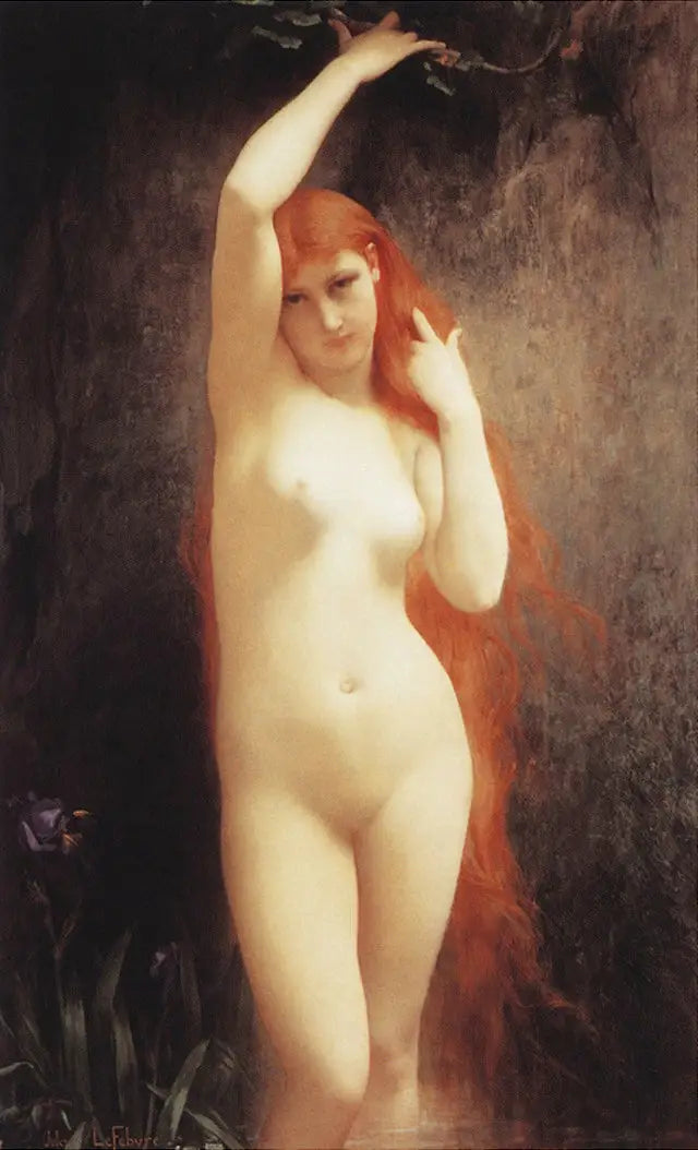Ondine - Jules Lefebvre image 1 tableau peint à l’huile sur toile