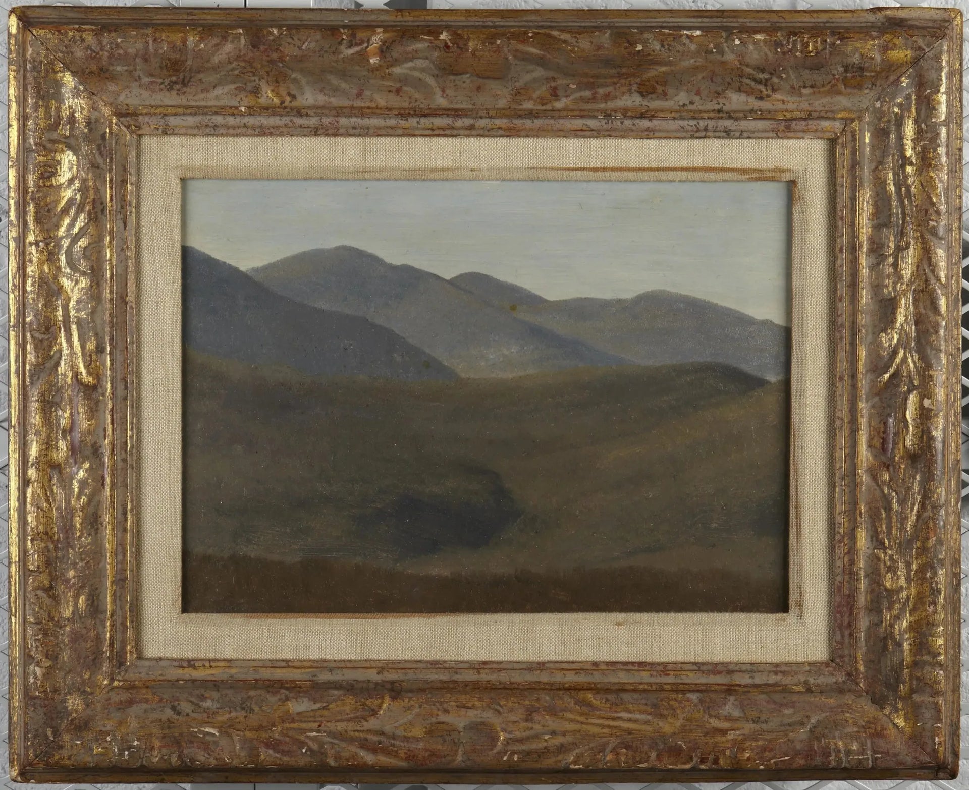 Ondulations : White Mountains, N.H. - Albert Bierstadt image 1 copie peinte à la main à l’huile