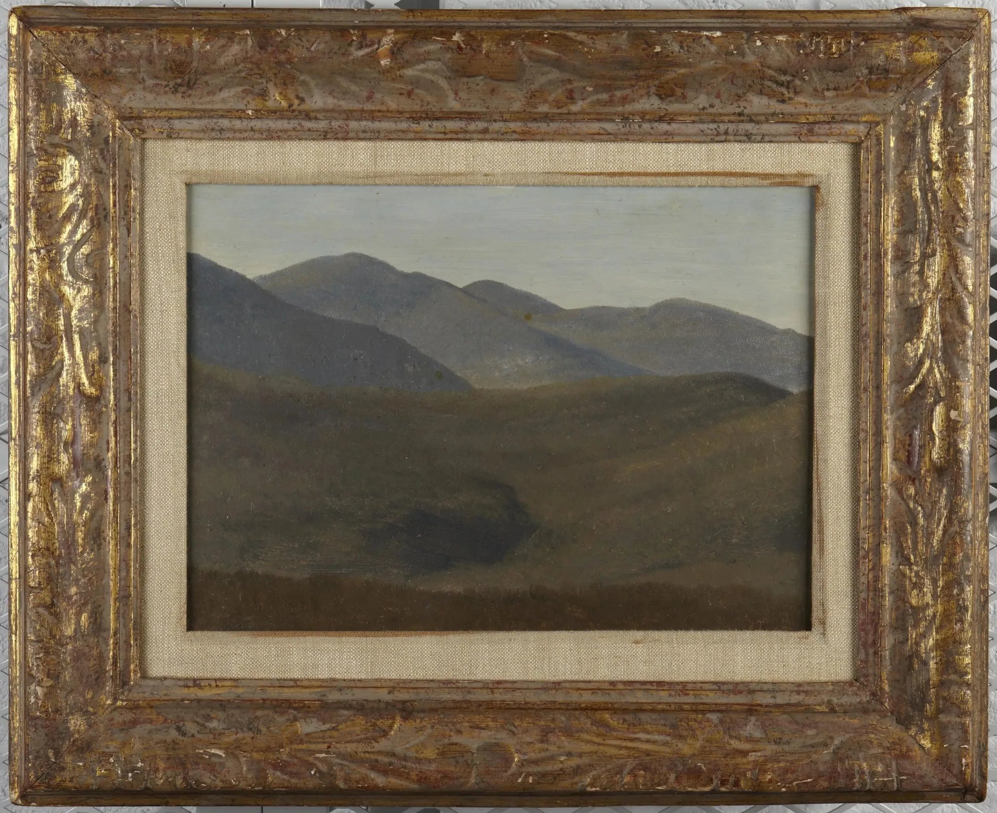 Ondulations : White Mountains, N.H. - Albert Bierstadt image 1 copie peinte à la main à l’huile