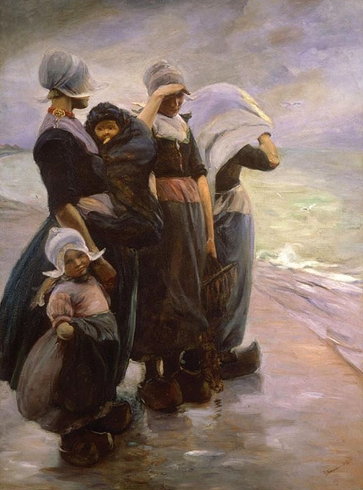 Op de dijk bij Volendam - Elizabeth Nourse