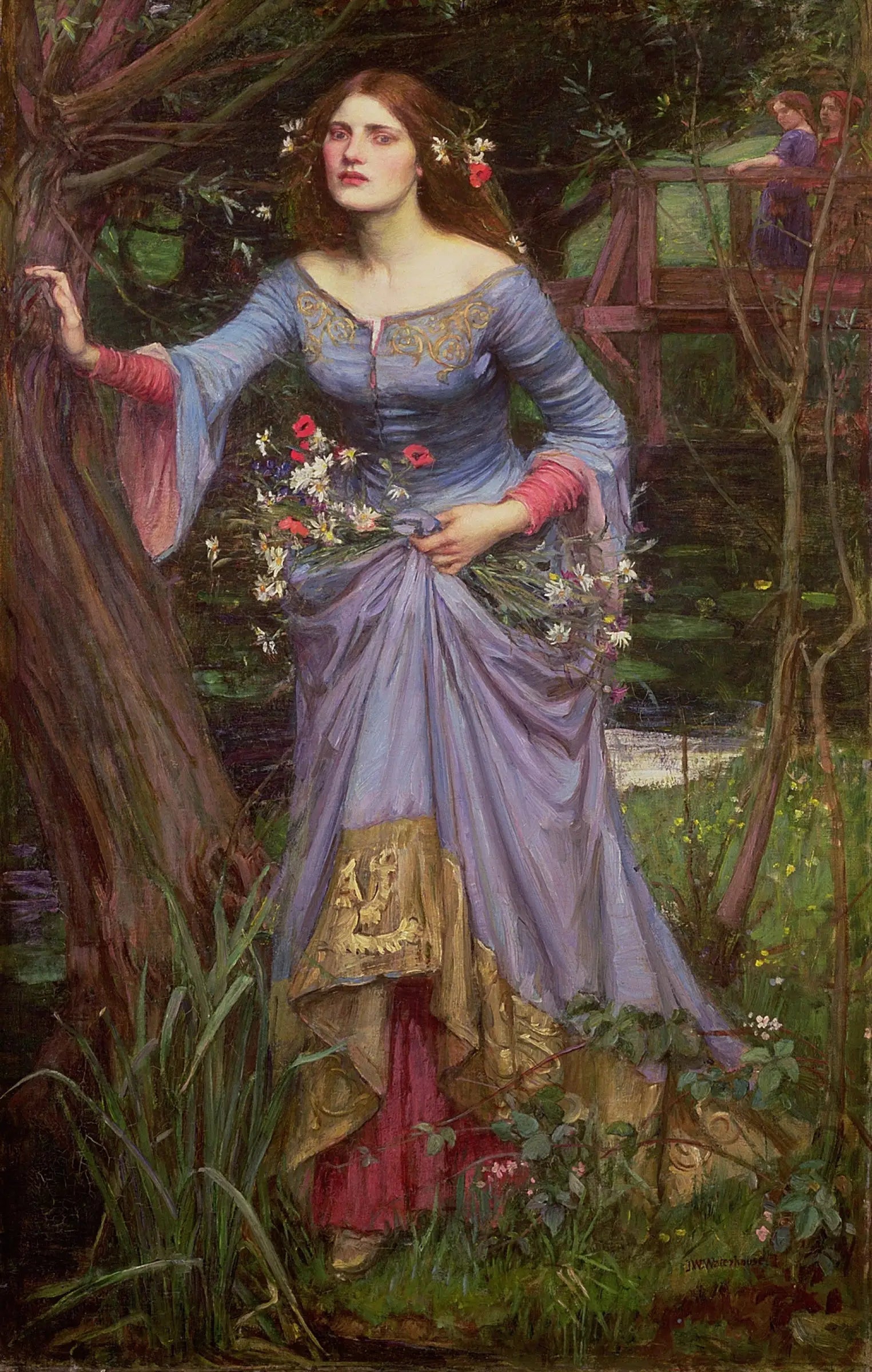 Ophélie 2 - John William Waterhouse image 1 tableau peint à l’huile sur toile