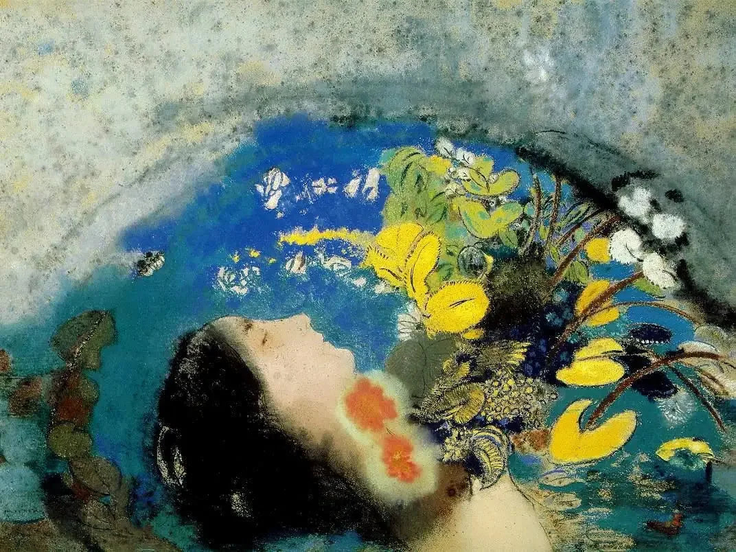 Ophélie (DWC) - Odilon Redon image 1 tableau peint à l’huile sur toile