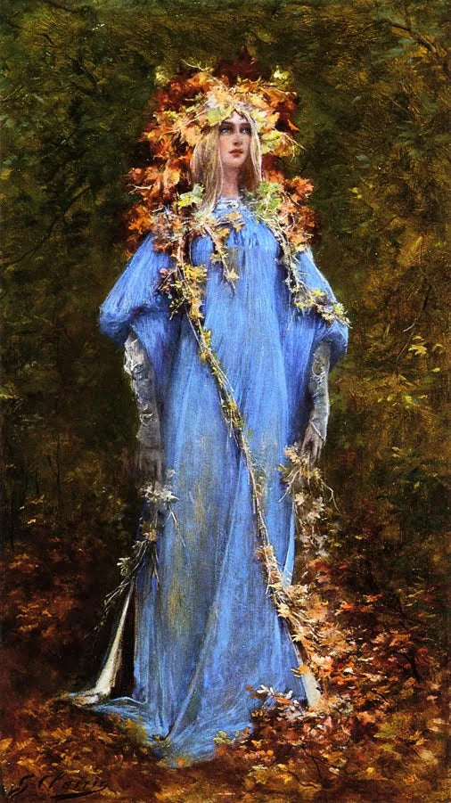 Ophélie - Georges Clairin image 1 reproduction d’œuvre d’art à l’huile