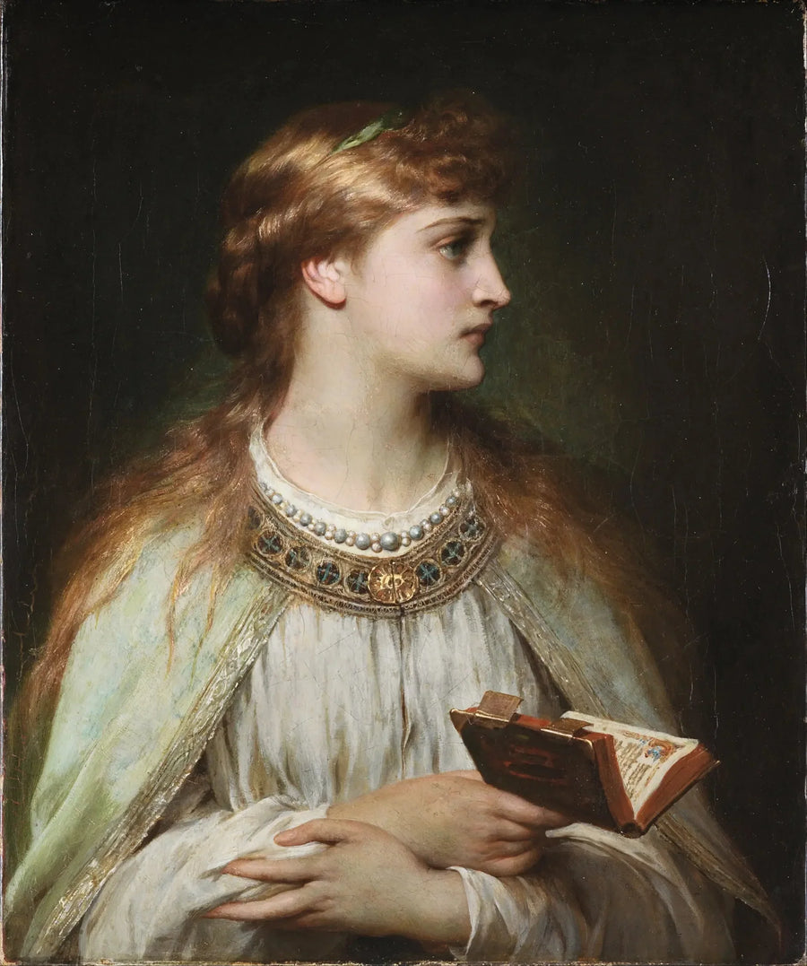 Ophélie - Thomas Francis Dicksee image 1 copie de tableau peinte à la main